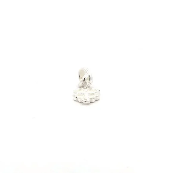 925 Sterling Silver Charm Flower Clover For Charm Bracelet Necklace - Picture 2 of 8